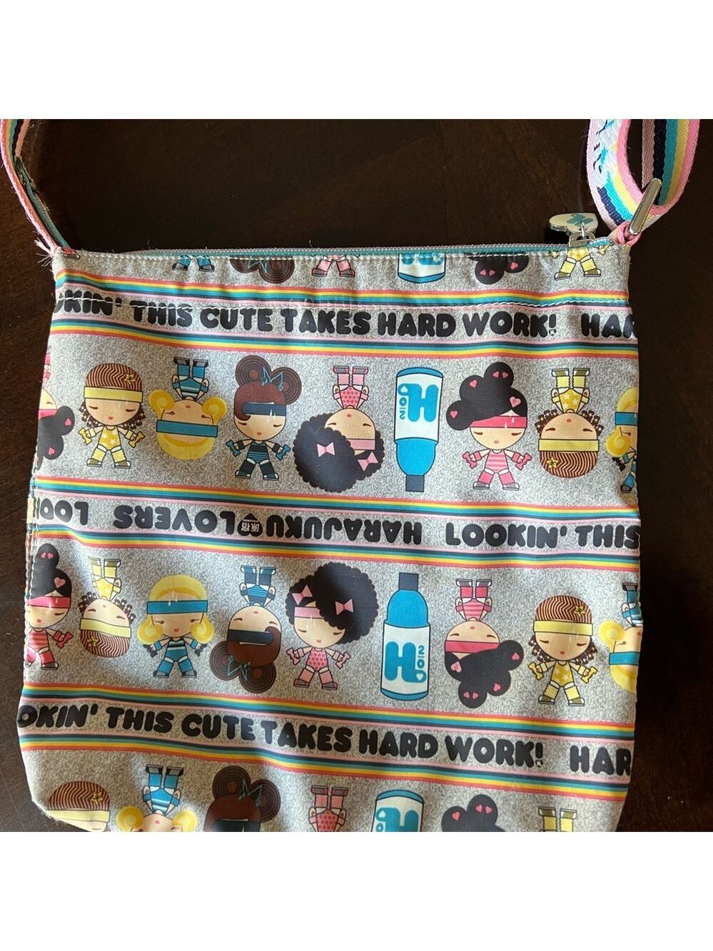 Harajuku Lovers Multicoloured Print Crossbody Bag By Gwen Stefani - Picture 6 of 12